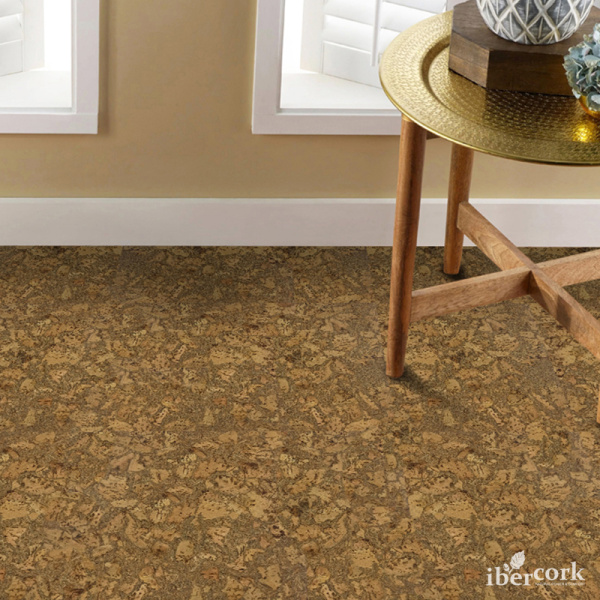 Пробковый клеевой паркет IberCork Леон негро 4 VG